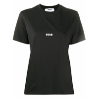 MSGM Camiseta com estampa de logo - Preto