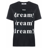 MSGM Camiseta com estampa Dream - Preto