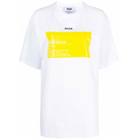 MSGM Camiseta com estampa Radioso - Branco