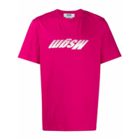 MSGM Camiseta com logo invertido - Rosa