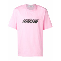 MSGM Camiseta com logo - Rosa
