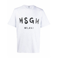 MSGM Camiseta Milano de jersey - Cinza