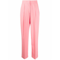 MSGM high-waisted straight trousers - Rosa
