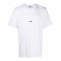 MSGM logo cotton T-shirt - Branco
