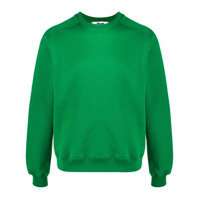 MSGM logo print sweatshirt - Verde