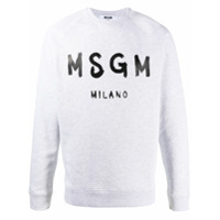 MSGM logo sweatshirt - Cinza