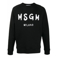 MSGM Moletom com logo - Preto