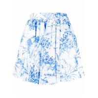 MSGM Saia com estampa abstrata - Branco