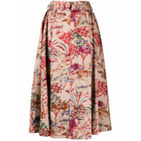 MSGM Saia com padronagem - Rosa