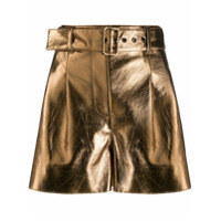 MSGM Short com cinto - Dourado