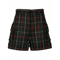 MSGM Short com detalhe de costura - Preto