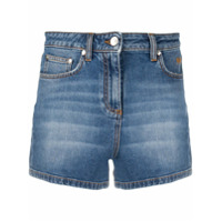 MSGM Short jeans cintura alta - Azul