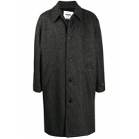 MSGM single-breasted buttoned coat - Preto
