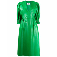 MSGM Vestido de couro - Verde