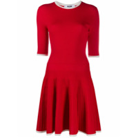 MSGM Vestido de tricô - Vermelho
