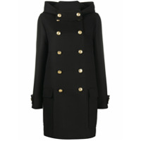 Mulberry double-breasted coat - Preto