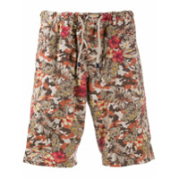 Myths Bermuda com estampa gráfica - Neutro