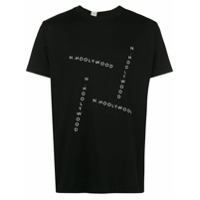 N. Hoolywood Camiseta com logo - Preto