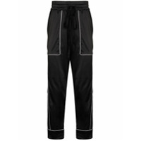 Nahmias Calça reta Courtside Stallion - Preto