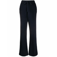 Nanushka Calça de tricô canelado - Azul