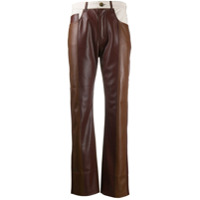 Nanushka Calça Vinni - Marrom