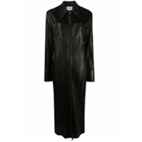 Nanushka Chemise canelada Lee - Preto