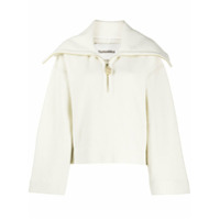 Nanushka Suéter Evira com zíper - Neutro