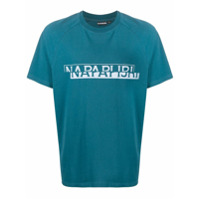Napapijri Sire logo print T-shirt - Azul