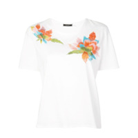 Natori Camiseta com bordado - Branco