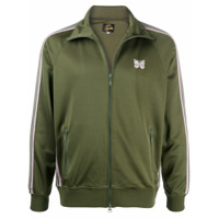Needles Jaqueta bomber com logo - Verde