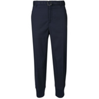 Neil Barrett Calça com cinto - Azul