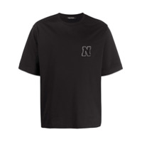 Neil Barrett Camiseta com logo - Preto