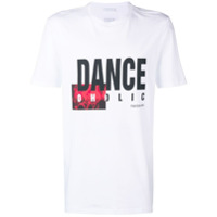 Neil Barrett Camiseta 'Danceoholic' - Branco