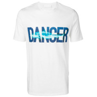 Neil Barrett Camiseta Danger - Branco