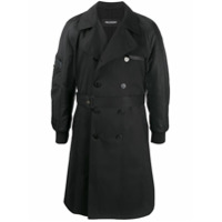 Neil Barrett Trench coat com cinto - Preto