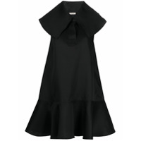 Nina Ricci Vestido com gola oversized - Preto