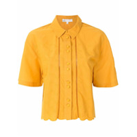 Nk Camisa cropped mangas curtas - Amarelo