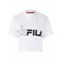 Nk T-shirt estampada X Fila - Prateado