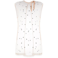 Nº21 Blusa com tachas - Neutro