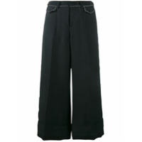 Nº21 Calça cropped com aplicação - Azul