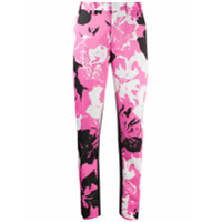 Nº21 Calça slim floral - Rosa