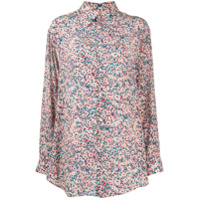 Nº21 Camisa com estampa floral - Rosa