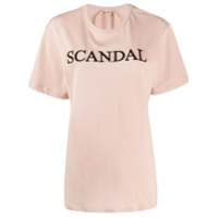 Nº21 Camiseta com bordado Scandal - Rosa