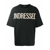 Nº21 Camiseta com estampa de slogan - Preto