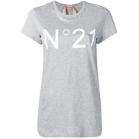 Nº21 Camiseta com logo - Cinza