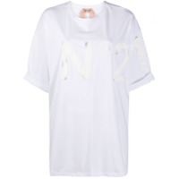 Nº21 logo cotton T-shirt - Branco