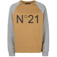 Nº21 Moletom com estampa - Marrom