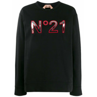 Nº21 Moletom com logo - Preto