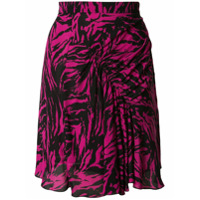 Nº21 Saia animal print - Rosa