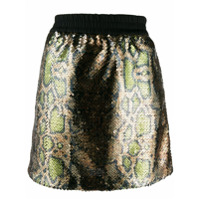 Nº21 Saia com paetês - Verde